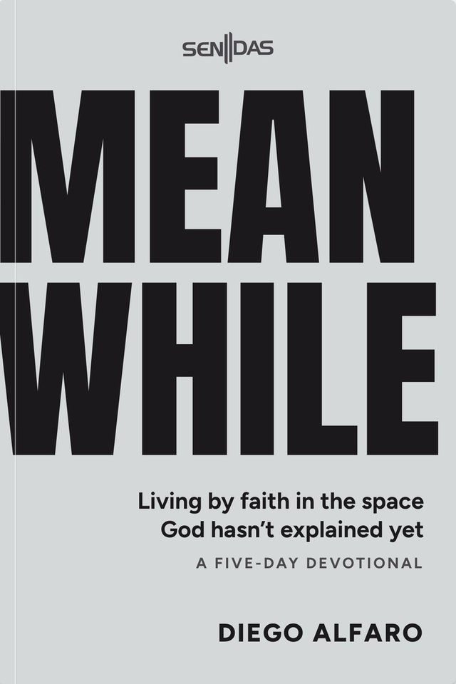 Cover of the devotional Meanwhile